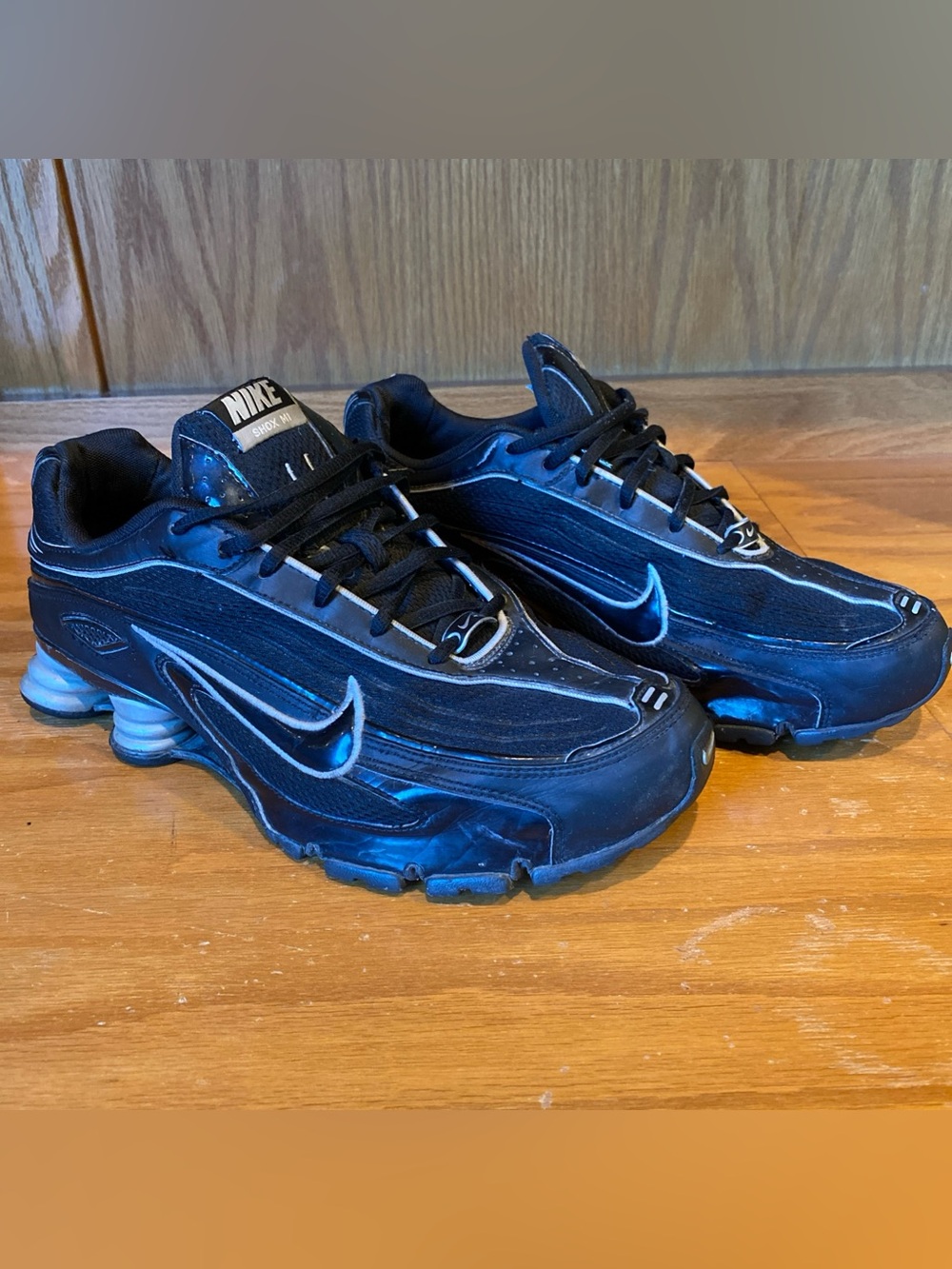 Nike Shox M1 Running Shoes Men's Size 12 Black Gray Sneakers 347769-002 Gym